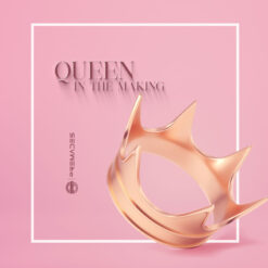 Queen in the Making cheer mix with customizable voiceovers and sound effects for competitions and routines with a royalty theme