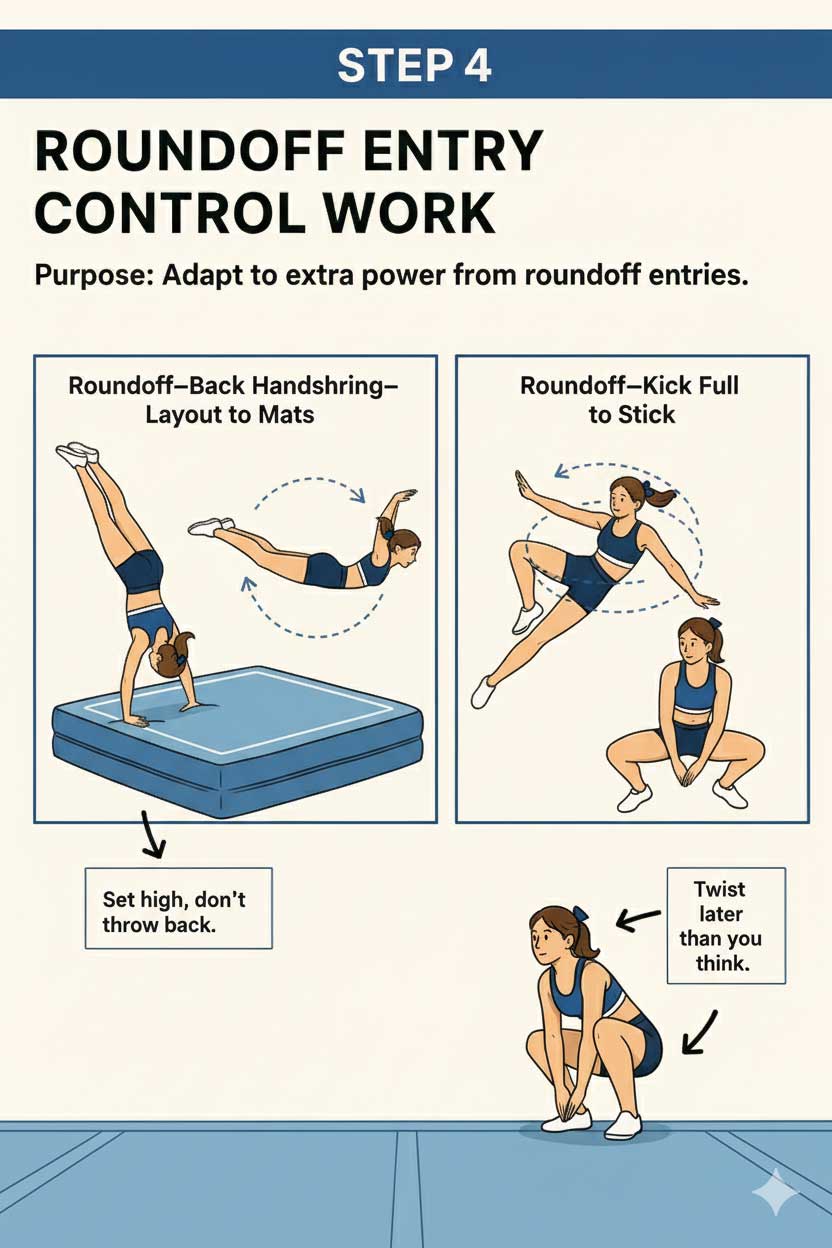 cheerleading tumbling tips step 4
