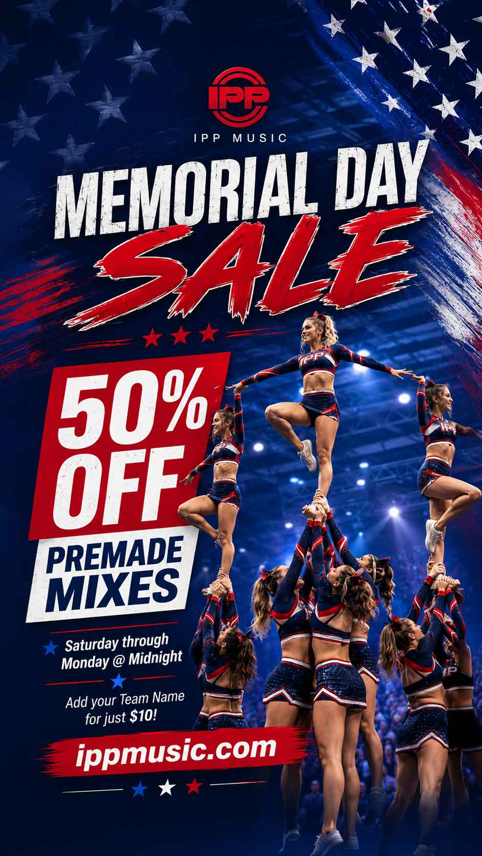 IPP MEMORIAL DAY SALE 2026 vertical